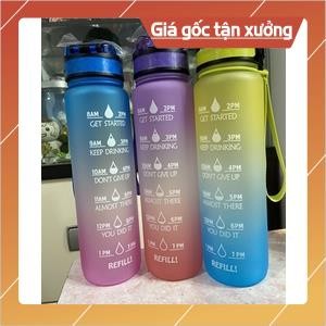 Bình đựng nước cute 2l giữ nhiệt và bình nước chia vạch mini 1l có vòi tập thể thao 1000ml - shop lemarsx
