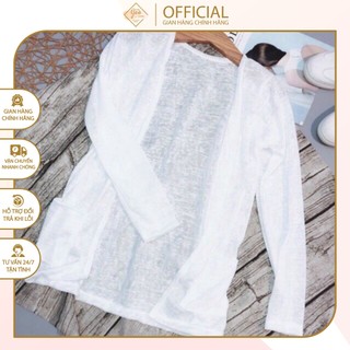 Áo khoác len cardigan dáng dài
