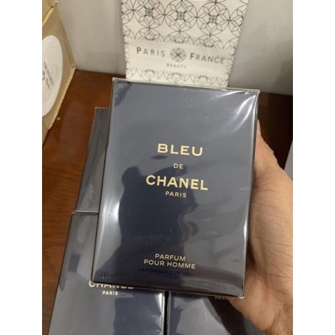 Nước hoa Chanel Bleu Parfum Pour Homme 100ml full seal (chữ vàng như hình) (HCM)