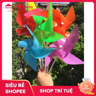 Combo 50 chiếc Chong Chóng cao cấp treo ngoài trời chia đều 7 màu bóng đẹp