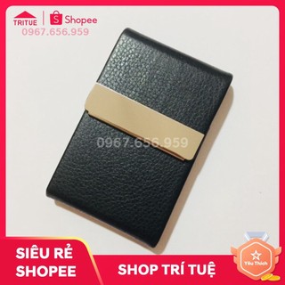 Ví đựng card visit HC13 da simili bọc thép cao cấp cho nam tại hà nội