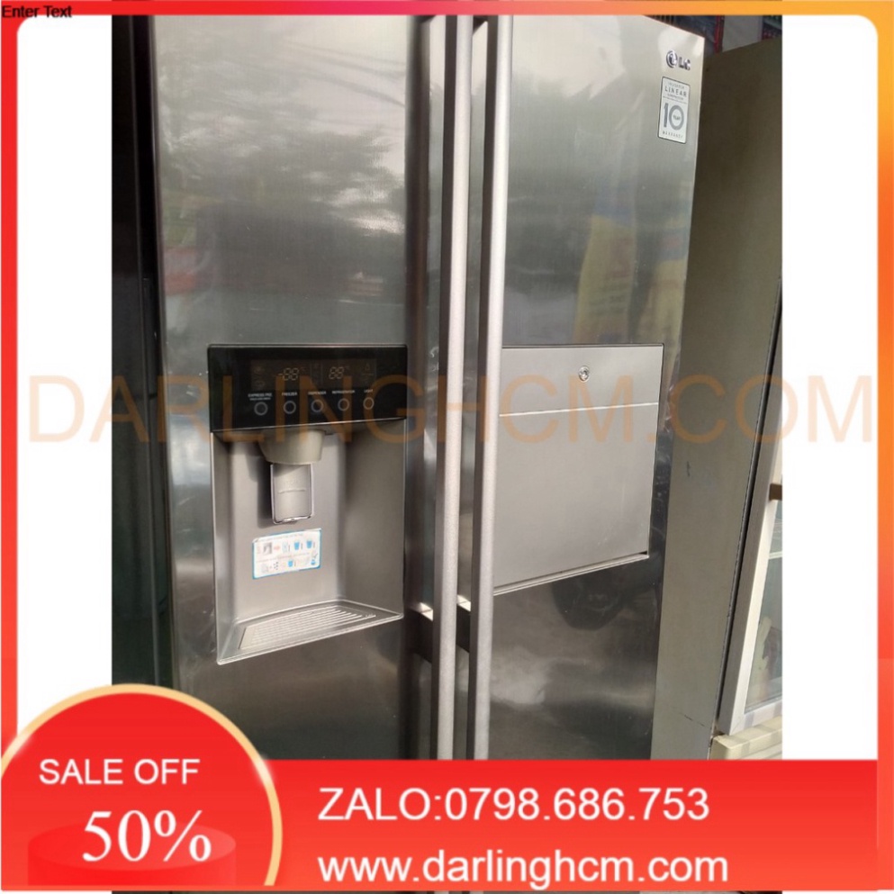 Miễn phí ship và lắp đặt Miễn phí ship và lắp đặt LH 0798.686.753 tủ lạnh side by side LG 506l ( Đồ cũ chỉ bán ở HCM) (c