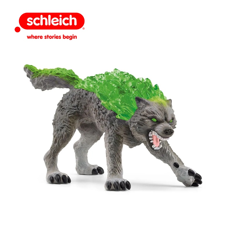 Đồ Chơi SCHLEICH Mô Hình Sói Đá Hung Hãn 70153