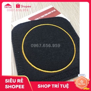Miếng lót cốc vải nỷ vuông giá siêu rẻ hàng có sẵn, đế lót ly vải nỉ đẹp siêu thấm