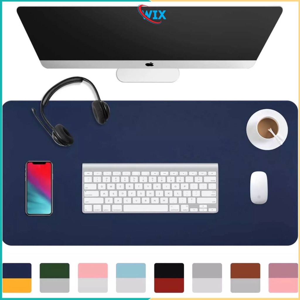 [Mẫu Mới, Khâu Viền] Lót Chuột Mouse Pad, Thảm Da Trải Bàn Làm Việc DeskPad Chất Lượng Cao, Chống Nước