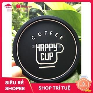 Miếng Lót Cốc Để Bàn - Lót Ly Làm Bằng Cao Su Chống Tràn Nước