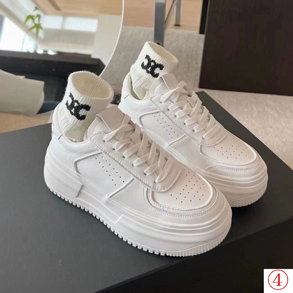 Giày Thể Thao Da Đế Dày Thời Trang Mùa Xuân 2023 Cho Nữ