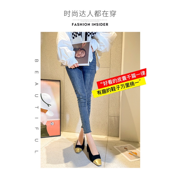 Sandal Cao Gót Mũi Vuông Thiết Kế Mới Thời Trang Mùa Xuân Hè 2023 Dành Cho Nữ