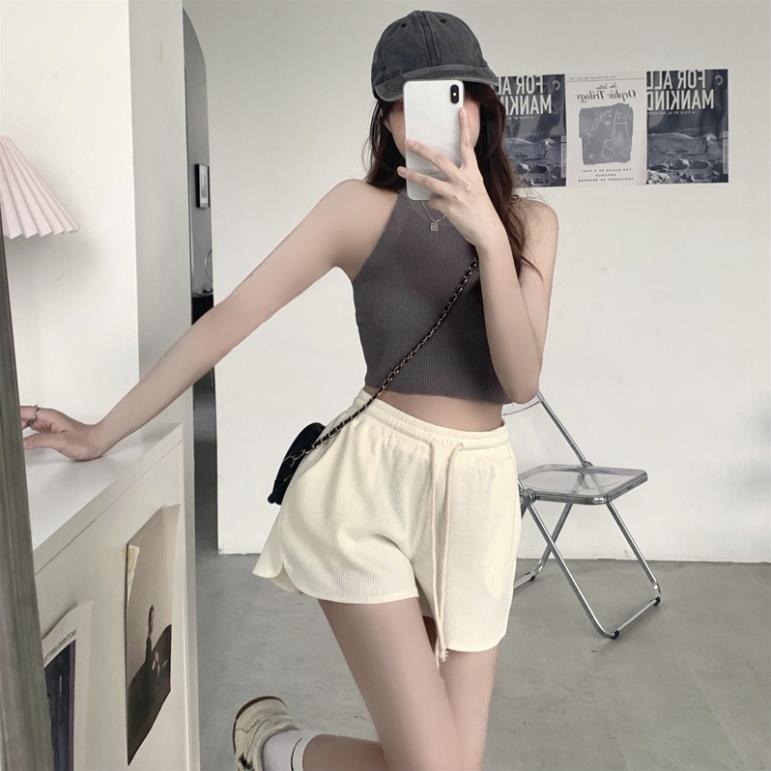 Quần đùi nữ xẻ tà mặc nhà đi chơi dáng quần short nữ MQ026 | BigBuy360 - bigbuy360.vn