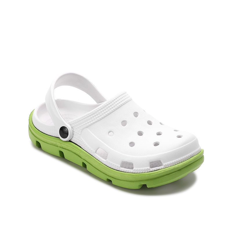 Giày Sandal Đục Lỗ Đế Dày Chống Trượt Thời Trang Mùa Hè Hàn Quốc Cho Nữ