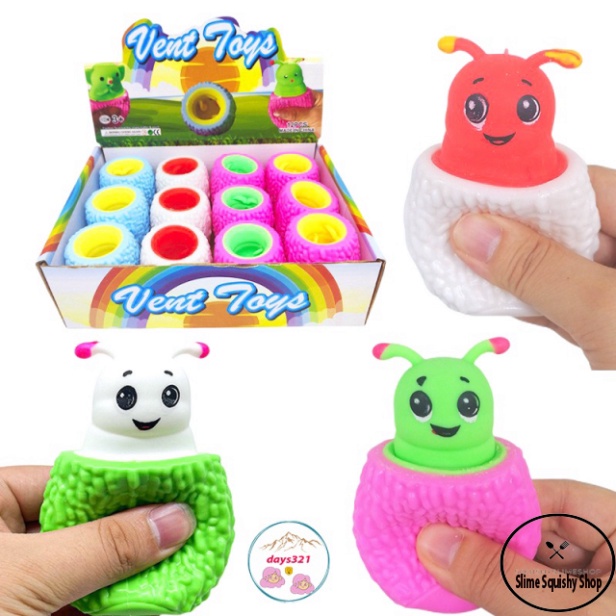 Squishy CON SÂU trốn trong cái cốc