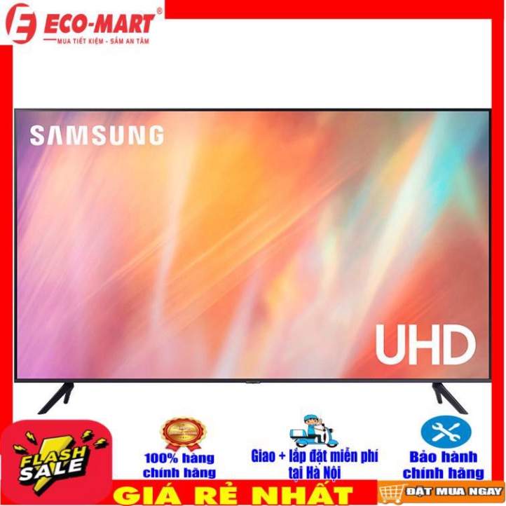 UA75AU7000 Smart Tivi Samsung UA75AU7000KXXV 4K UHD 75 Inch New 2021 | BigBuy360 - bigbuy360.vn