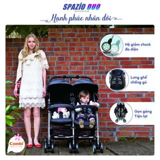 Chính hãng - Xe đẩy đôi Spazio Duo Combi Nhật Bản