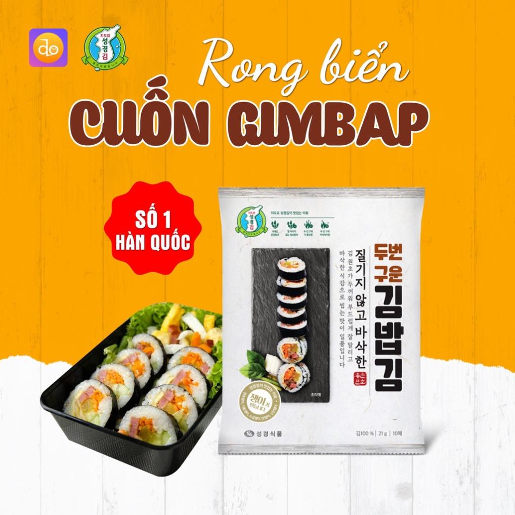 Rong biển Sung Gyung cuốn Kimbap 10 tấm