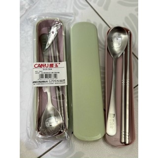 Bộ Đũa Muỗng Đũa Inox có hộp tiện lợi du lịch / văn phòng