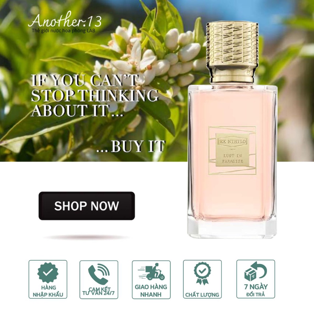 ⁂︎ 10ml┊Nước Hoa Ex Nihilo Lust in Paradise / EDP