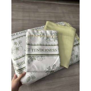 Bộ chăn ga gối phi lụa chăn hè trần bông