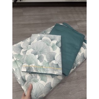 Bộ chăn ga gối phi lụa chăn hè trần bông