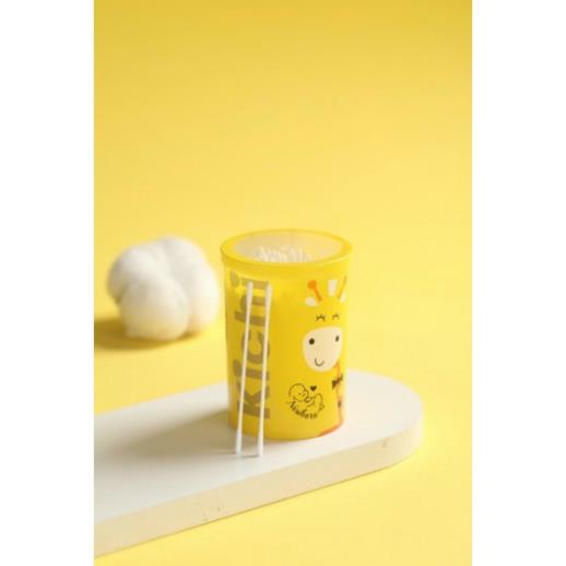 Tăm bông trẻ em Kichi hình thỏ dễ thương, kháng khuẩn lõi giấy cho bé sơ sinh ngoáy tai, mũi-Hộp 200 que