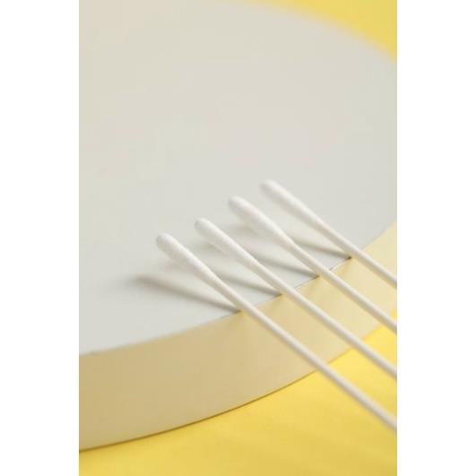 Tăm bông trẻ em Kichi hình thỏ dễ thương, kháng khuẩn lõi giấy cho bé sơ sinh ngoáy tai, mũi-Hộp 200 que