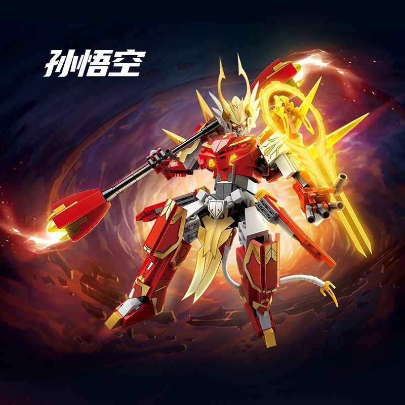 Bộ Lắp Ghép Lego Nhân Vật Son Goku Zhao Yun Lu Bu