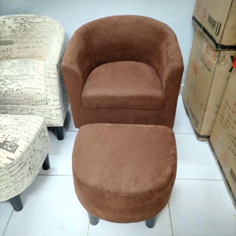 Sofa đơn mini - Combo bộ sofa đơn 1 người ngồi + 1 ghế đôn bầu , ghế nail - hàng chính hãng bảo hành 12 tháng | BigBuy360 - bigbuy360.vn