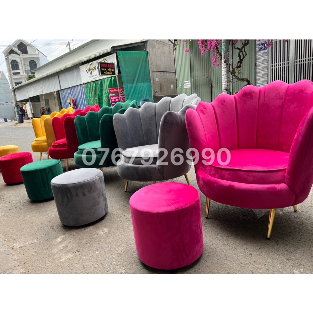Bộ Ghế Sofa Đơn Thư Giãn 2 món - Ghế Nail nhiều màu bảo hành 12 tháng | BigBuy360 - bigbuy360.vn