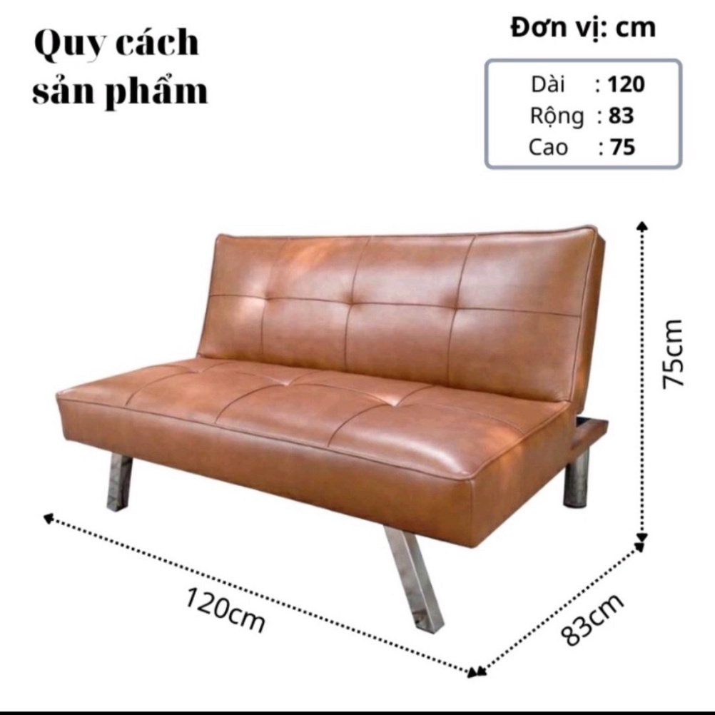 Ghế sofa bed mini, sofa đơn nhỏ gọn decor phòng, sofa phòng trọ | BigBuy360 - bigbuy360.vn