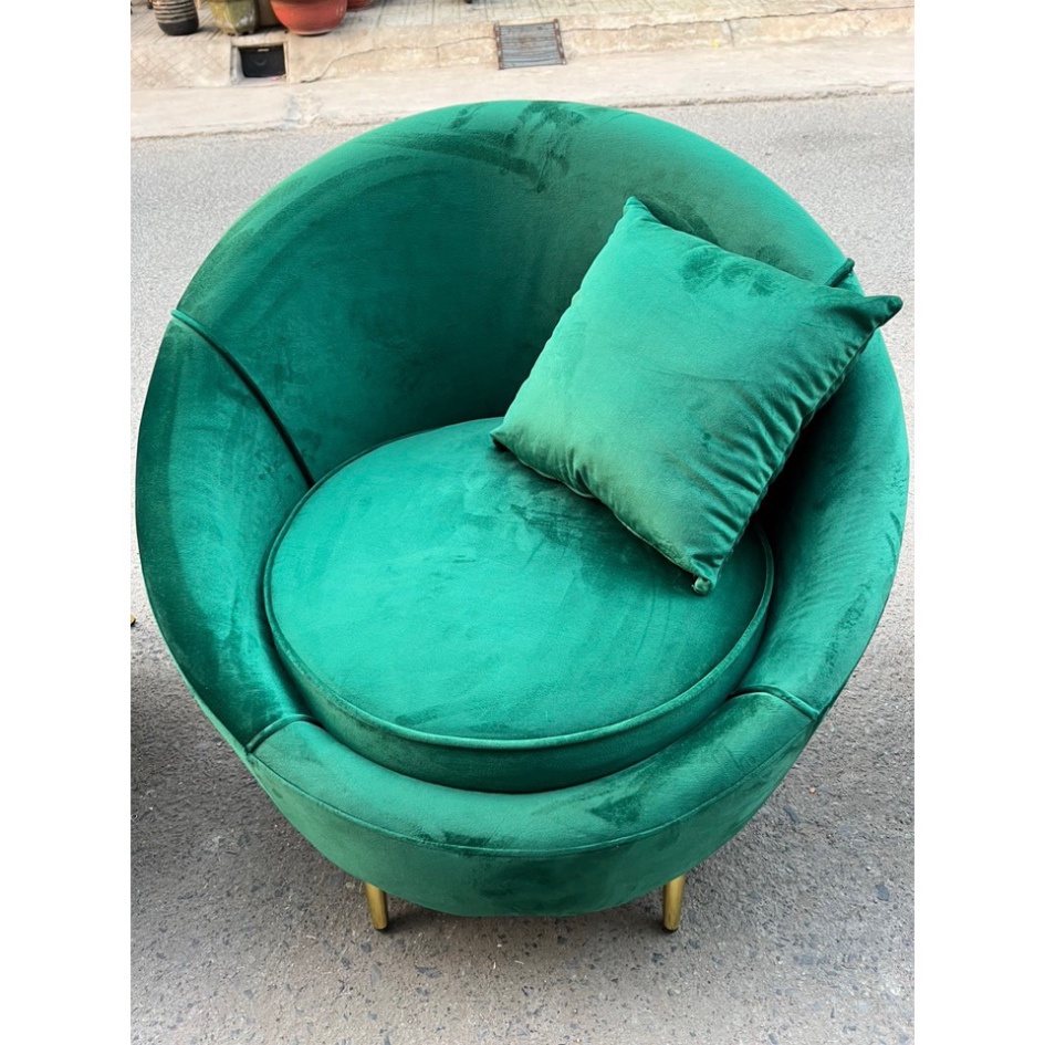 Ghế sofa đơn thư giãn, ghế đọc sách, sofa nail vải nhung chính hãng - bảo hành 12 tháng | BigBuy360 - bigbuy360.vn