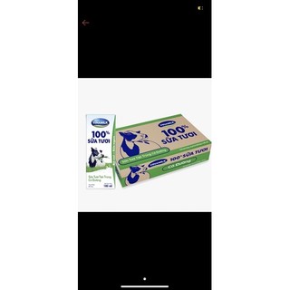 Sữa tươi tiệt trùng có đường 100% sữa tươi Vinamilk-180ml