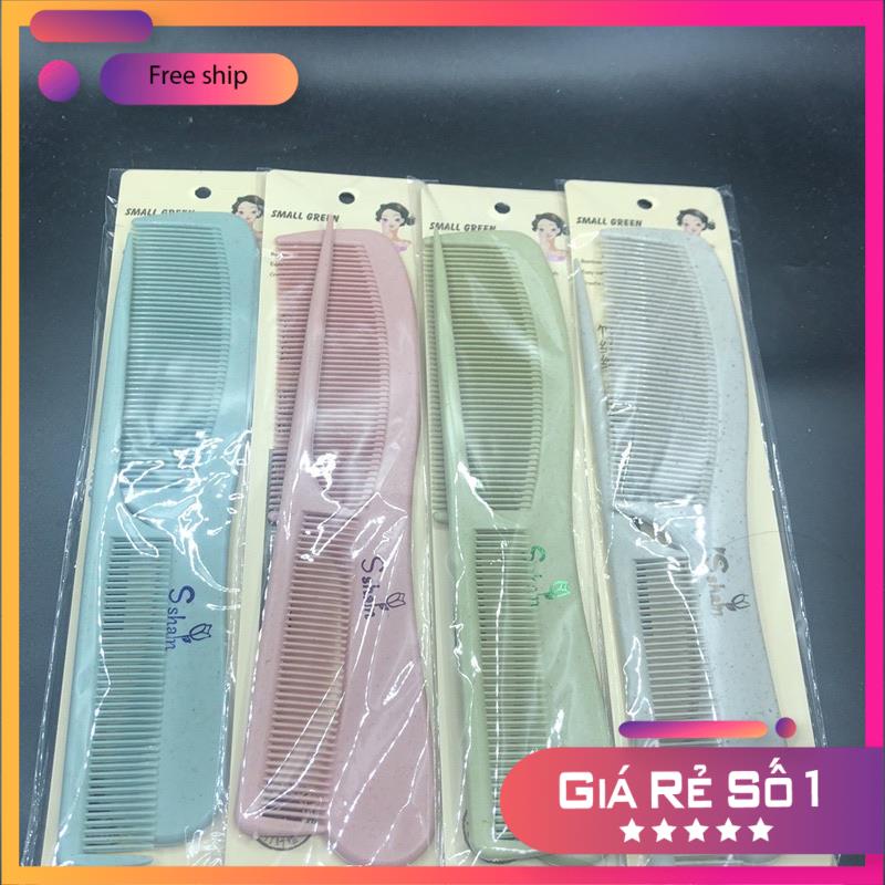 Set 2 Lược Chải Tóc Cute
