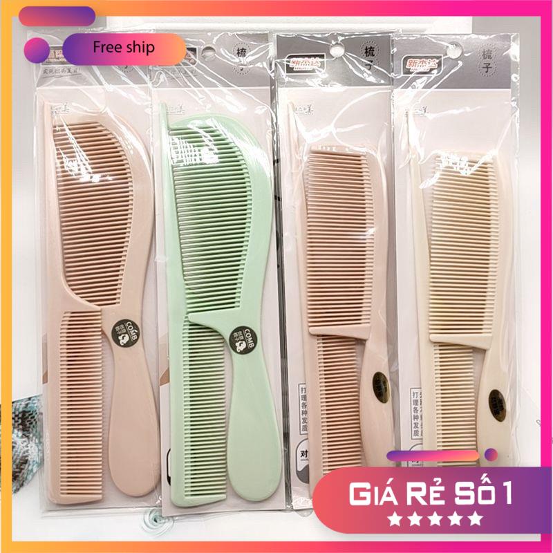 Set 2 Lược Chải Tóc Cute