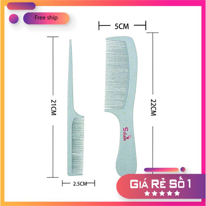 Set 2 Lược Chải Tóc Cute