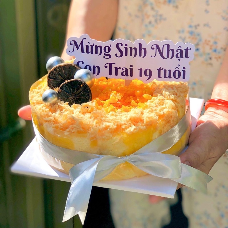 Sticker In Theo Yêu Cầu - Tem Nhãn Dán Logo Thương Hiệu - Topper Gắn Bánh Kem