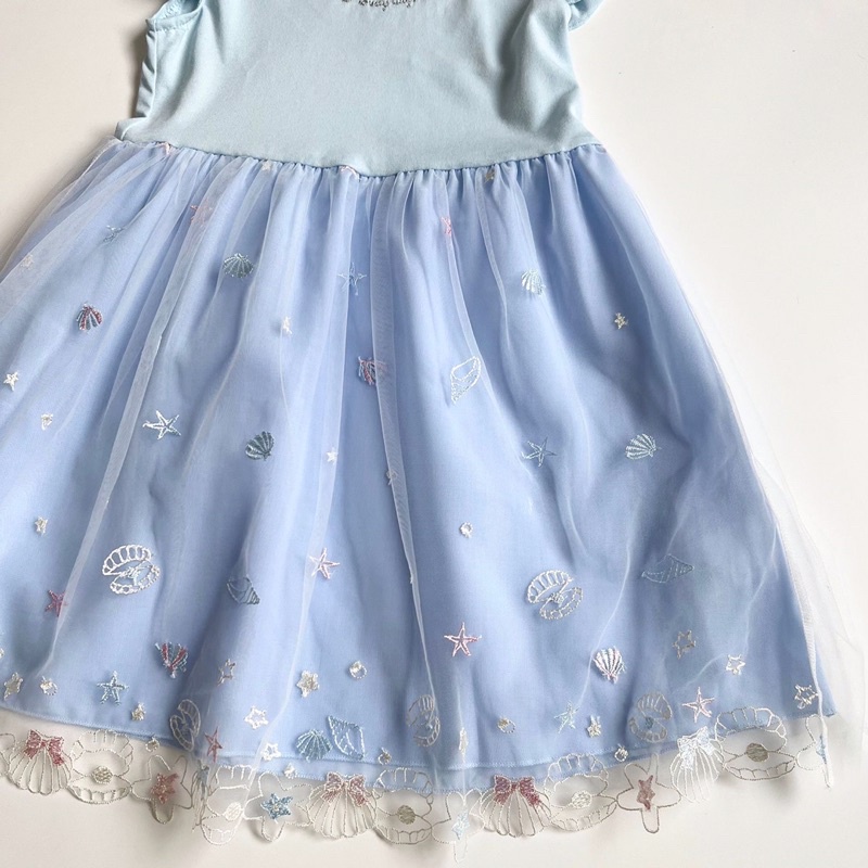 Váy bé gái - váy thêu cotton xuất Nhật size 4t-6 tuổi