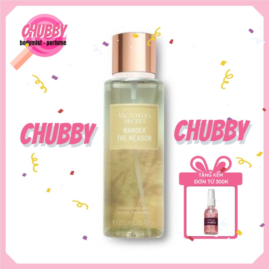 𝙘𝙝𝙪𝙗𝙗𝙮 - Xịt thơm toàn thân VICTORIA SECRET - WANDER THE MEADOW