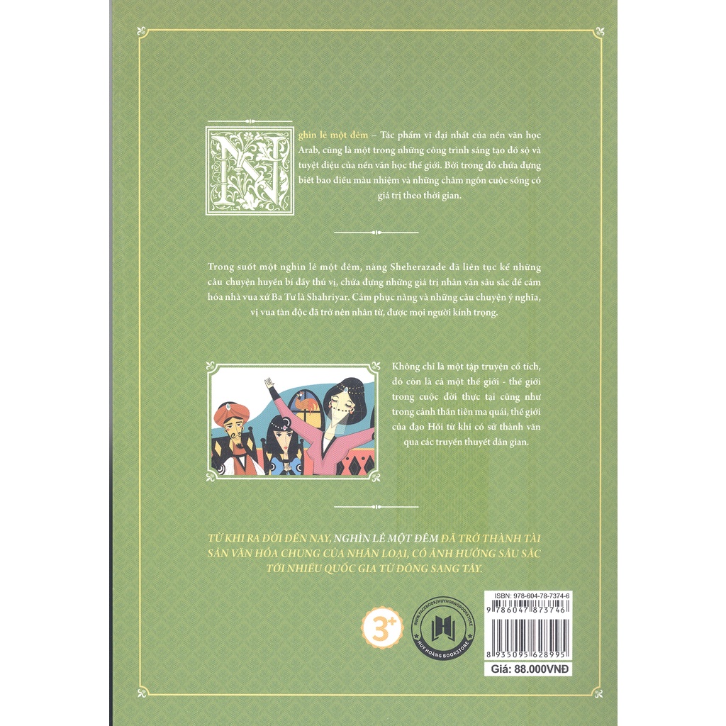 Sách Nghìn lẻ một đêm (HH) - HHB