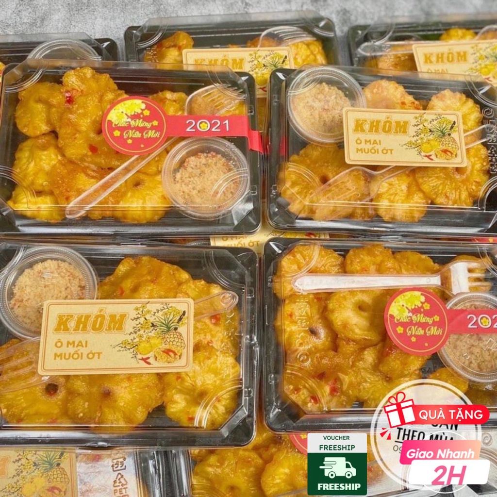 Thơm sấy dẻo muối ớt siêu ngon