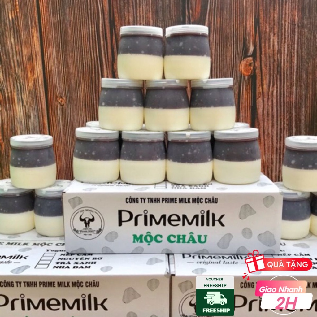 Sữa chua nếp cẩm Mộc Châu Prime Milk - Ship hàng Hỏa Tốc - Món ngon Tây Bắc