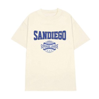 [Cotton Xịn 100%] ÁO THUN UNISEX SANDIEGO TRƯỚC NGỰC BASIC ĐẸP