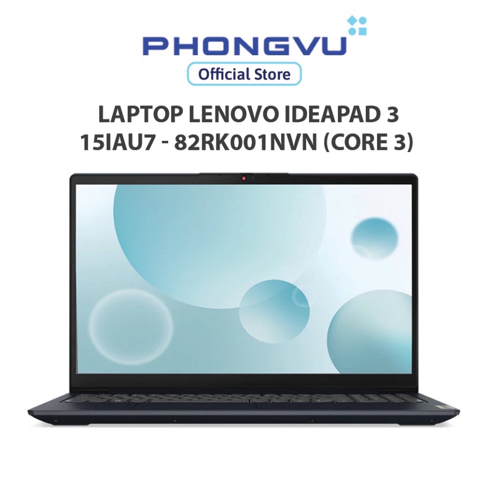 Miễn phí ship Laptop Lenovo IdeaPad 3 15IAU7 (i3-1215U/RAM 8GB/512GB SSD/ Windows 11) (máy bảo hành tại hãng)