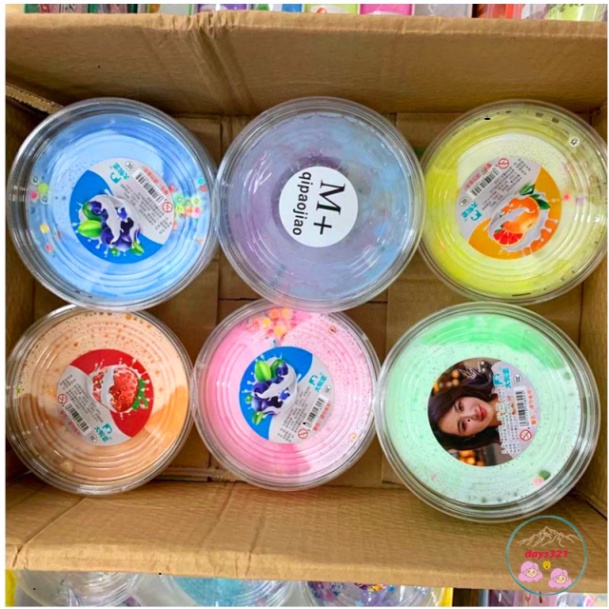 Slime Grape butter cream- Kem bơ nho - Butter slime dâu cam việt quất