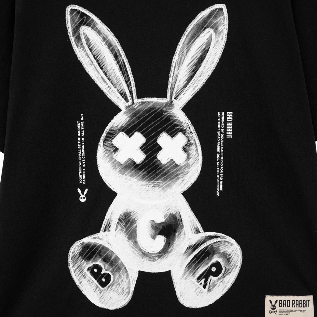 Áo Thun Unisex Bad Rabbit RABBIT 3D TEE 100% Cotton - Local Brand Chính Hãng