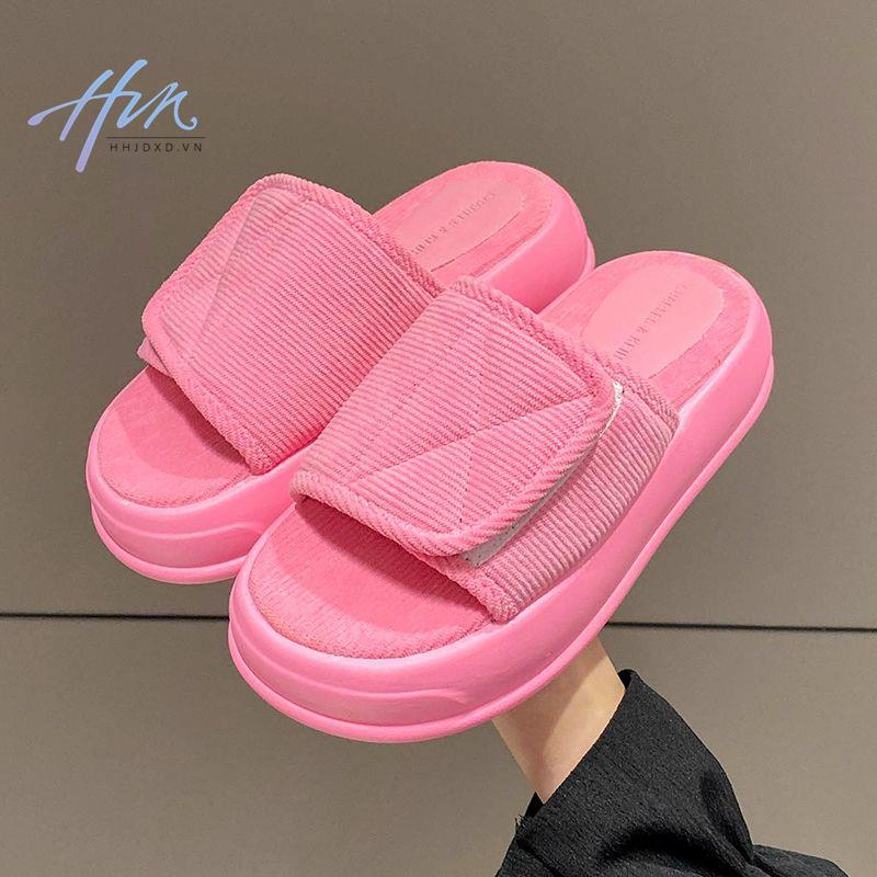 Dép Xỏ Ngón Mùa Hè Đế Dày Mềm Mại Phong Cách Hàn Quốc Dễ Phối Đồ Cho Nữ