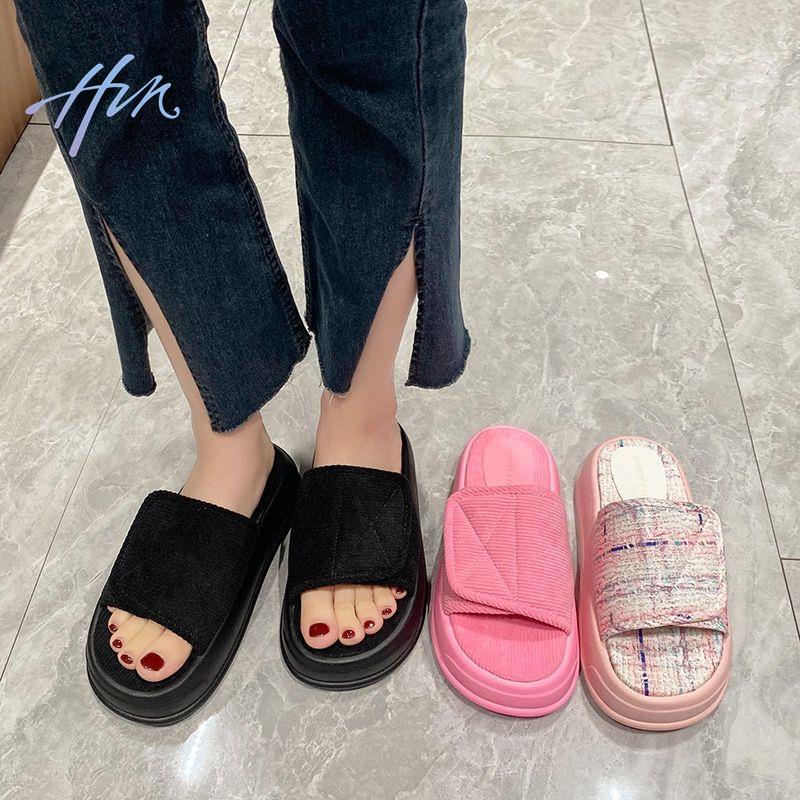 Dép Xỏ Ngón Mùa Hè Đế Dày Mềm Mại Phong Cách Hàn Quốc Dễ Phối Đồ Cho Nữ