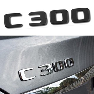 Logo c300 - chữ c300 đen - tem c300 amg mercedes