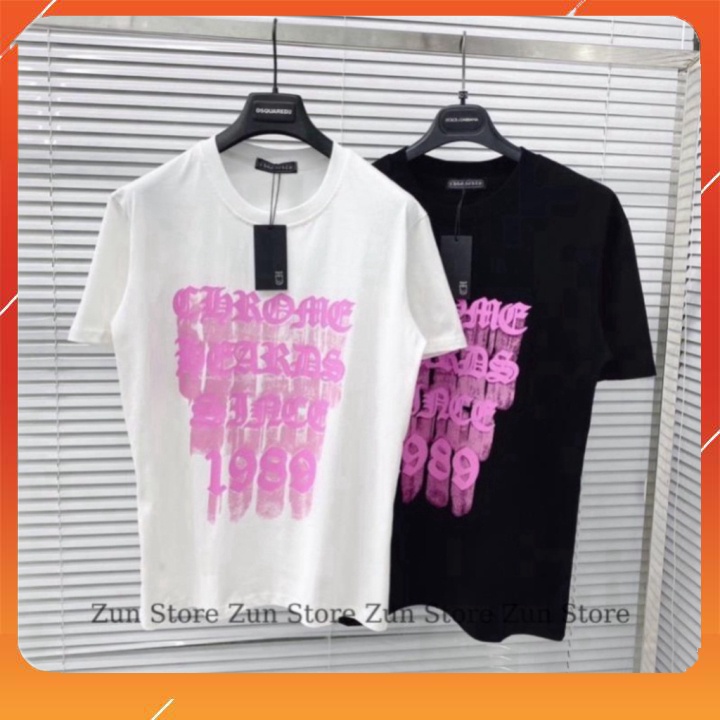 Siêu đẹp Áo Phông Nam Nữ Premium Cotton in Chữ Chrome Hearts 1989. Ao thun Unisex hotrend 2023. Giá sinh viên 556