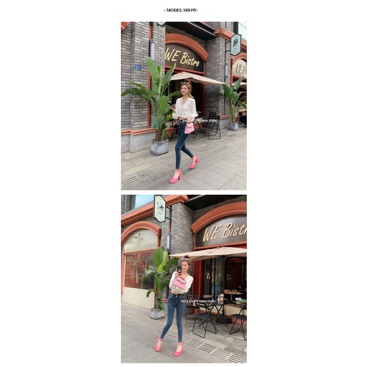 Giày Sandal Cao Gót Da Thật Đế Dày Chống Thấm Nước Thời Trang Mùa Hè 2023 Cho Nữ