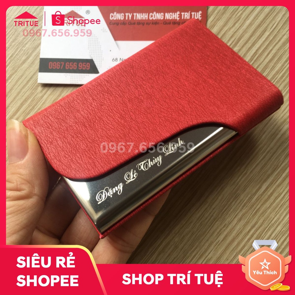 Ví Đựng Name Card - {Mã_Giảm_Giá_Shopee_10k} - Ví_Đựng_Danh_Thiếp_Cao_Cấp [HỘP ĐỰNG CARD]