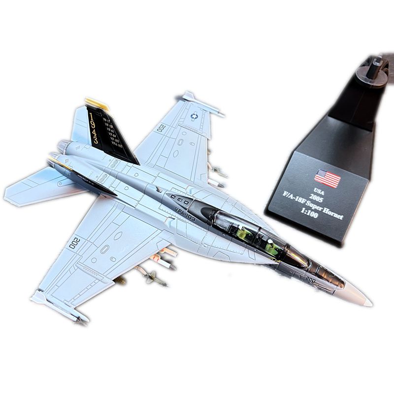เรียกดูความนิยมภายใน 7 วัน Đồ Chơi Máy Bay Chiến Đấu Tấn Công Super Hornet Đúc Khuôn Kim Loại 1/100 F-18 F18 Mô Hình Máy